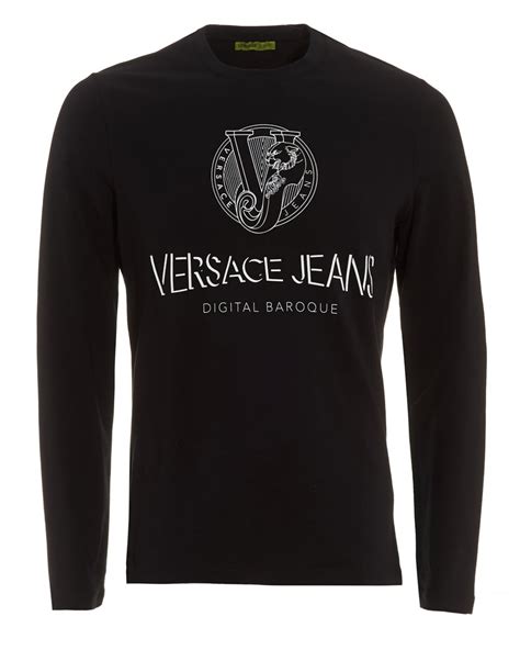 versace t shirt mens cheap|versace long sleeve shirt men.